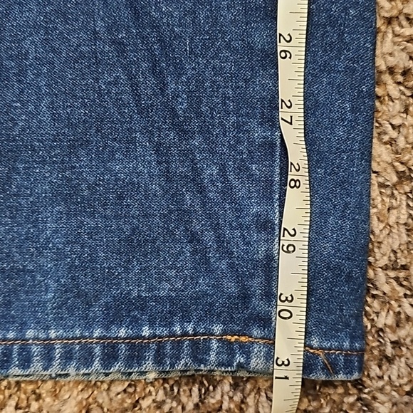 90s Vintage Wrangler Misses Regular Fit Dark Wash Denim Jeans Size 10 27x31 - Picture 7 of 7